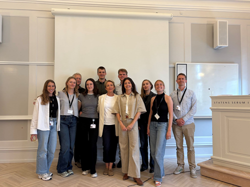 Medlemmer af CSTI-teamet sammen med Axel Skafte-Holm ved hans ph.d.-forsvar